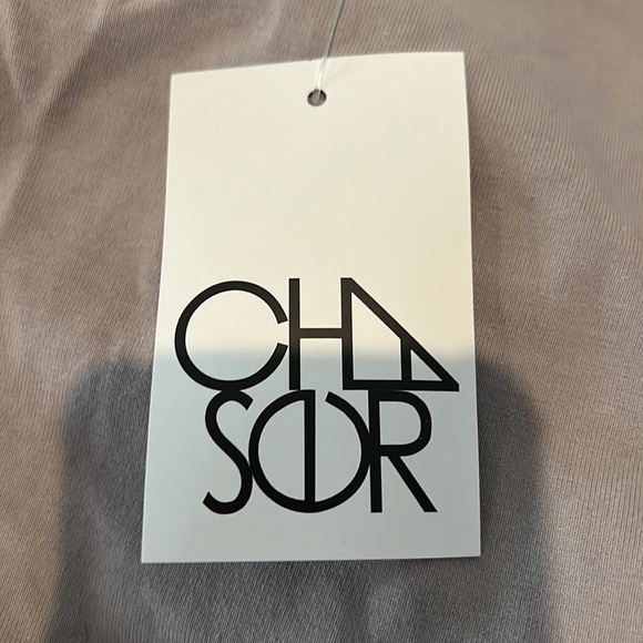 *GRAY* NWT, Chaser, Women’s, body-con cold shoulder, mini cotton dress - Picture 3 of 3